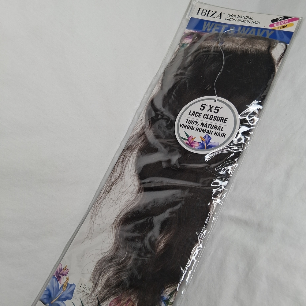 Ibiza Natural Virgin Human Hair Lace Closure - Dark Brown - Picture 3 of 11
